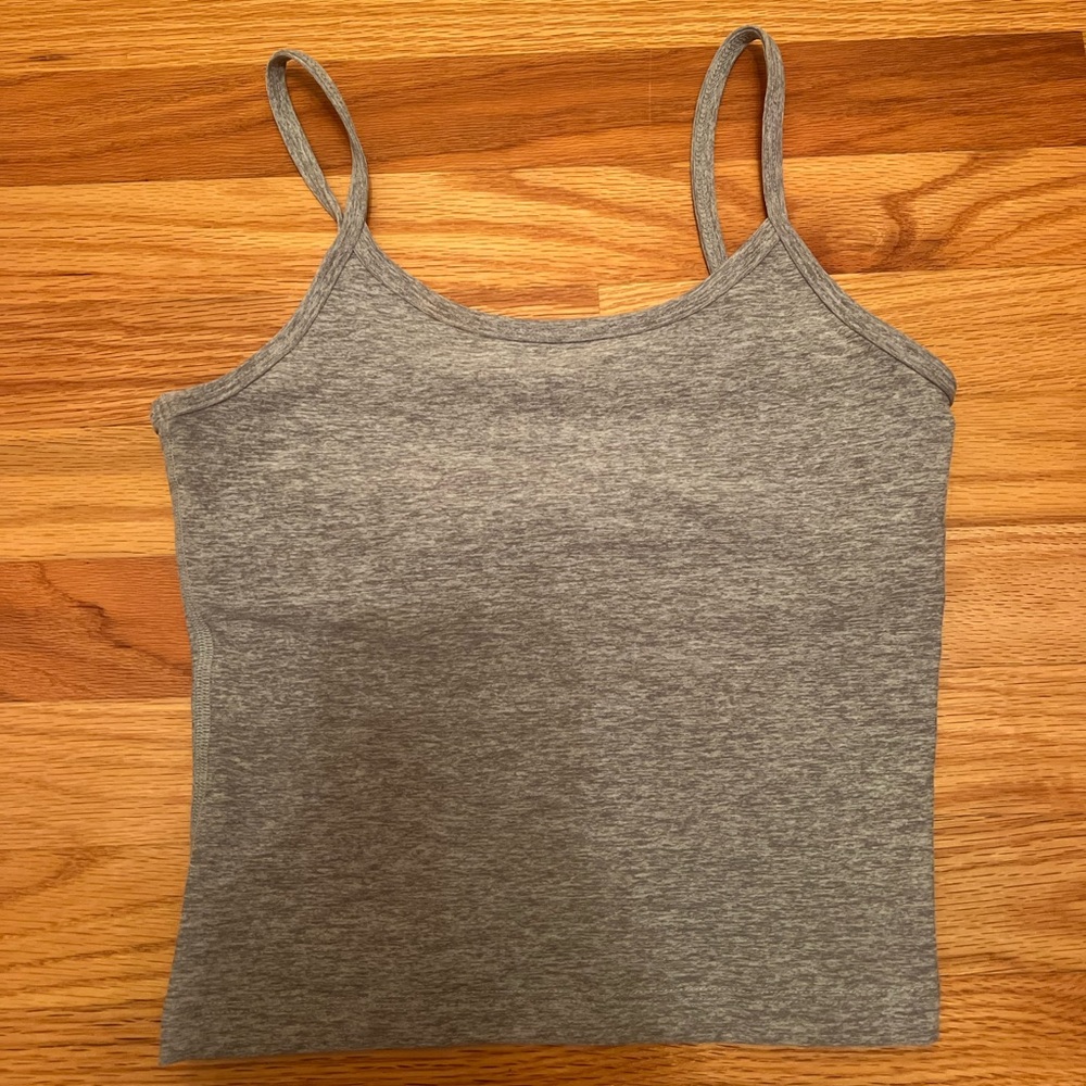 Beyond yoga grey tank top